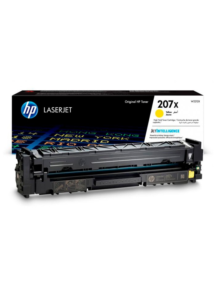 Toner hp 207x color laserjet pro m282nw / m283fdn / m283fdw amarillo 2.450 paginas Toner hp 207x color laserjet pro m282nw / m283fdn / m283fdw amarillo 2.450 paginas