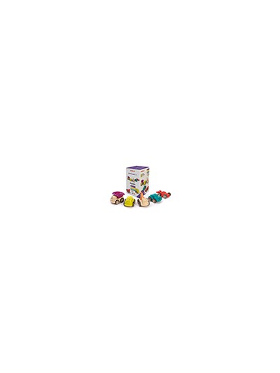Juego miniland set de 5 minimobiles fabricados en material eco friendly 150x210x150 mm