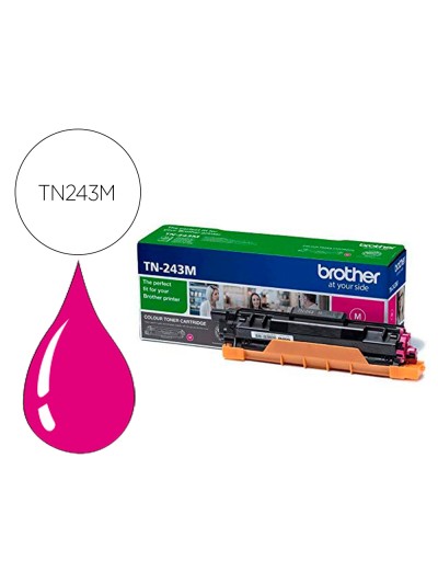 Toner brother tn243m dcp-l3510cdw / hl- l3270cdw / mfc-l3710cw magenta 1000 paginas