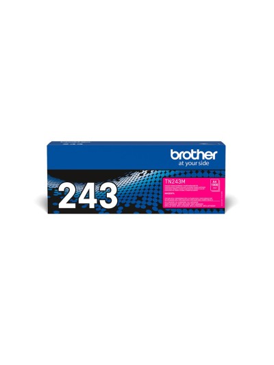 Toner brother tn243m dcp-l3510cdw / hl- l3270cdw / mfc-l3710cw magenta 1000 paginas