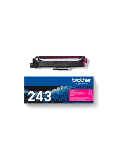 Toner brother tn243m dcp-l3510cdw / hl- l3270cdw / mfc-l3710cw magenta 1000 paginas