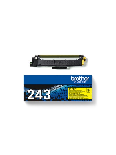Toner brother tn243y dcp-l3510cdw / hl- l3270cdw / mfc-l3710cw amarillo 1000 paginas