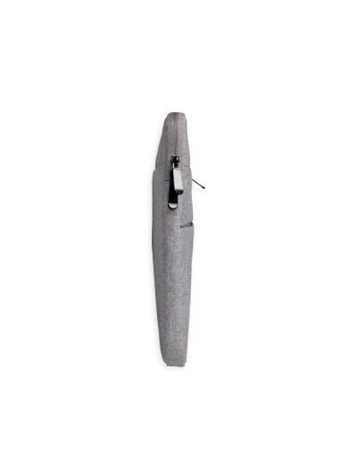 Funda para portatil q-connect 15,6/' con asas retractiles cremallera 3 bolsillos exteriores gris