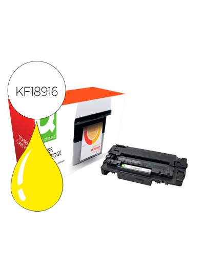 Toner compatible q-connect canon lbp710y i-sensys lbp-710 / 712 amarillo 10000 paginas