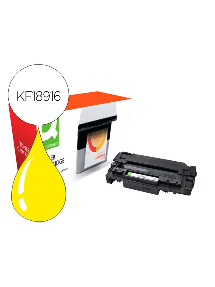 Toner compatible q-connect canon lbp710y i-sensys lbp-710 / 712 amarillo 10000 paginas Toner compatible q-connect canon lbp710y i-sensys lbp-710 / 712 amarillo 10000 paginas