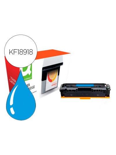 Toner compatible q-connect canon lbp611c i-sensys lbp610 cian alto rendimiento 2200 paginas