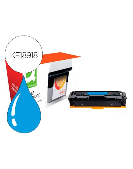 Toner compatible q-connect canon lbp611c i-sensys lbp610 cian alto rendimiento 2200 paginas