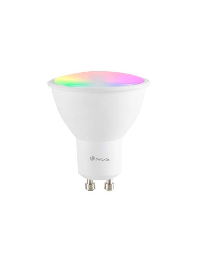 Bombilla ngs bulb wifi led gleam 510c halogena colores 5w 460 lumenes base gu10 regulable en intesidad