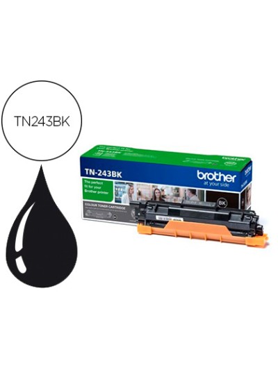 Toner brother tn243bk dcp-l3510cdw / hl-l3270cdw / mfc-l3710cw negro 1000 paginas
