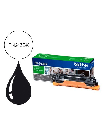 Toner brother tn243bk dcp-l3510cdw / hl-l3270cdw / mfc-l3710cw negro 1000 paginas