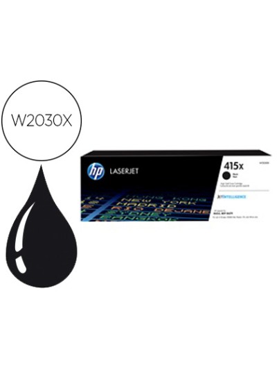 Toner hp 415x laser color m454 / mfp m479 negro 7500 paginas