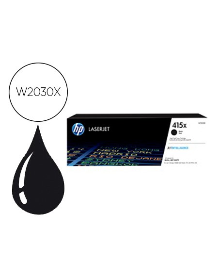 Toner hp 415x laser color m454 / mfp m479 negro 7500 paginas