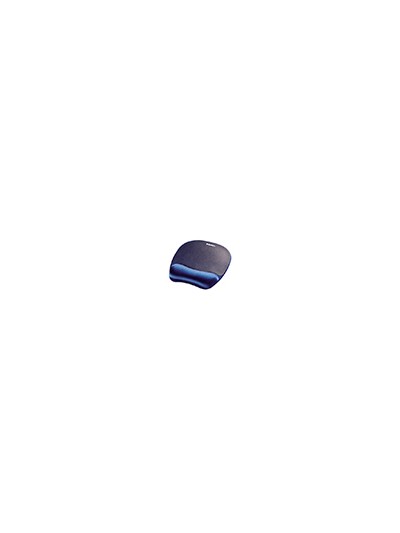 Alfombrilla para raton fellowes con reposamuñecas de espuma memory foam azul 230x196x20 mm