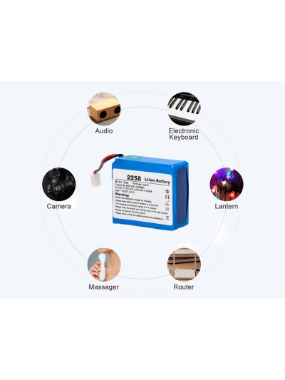 Bateria de litio q-connect recargable kf17282 para detector de billetes falsos kf14930-n2