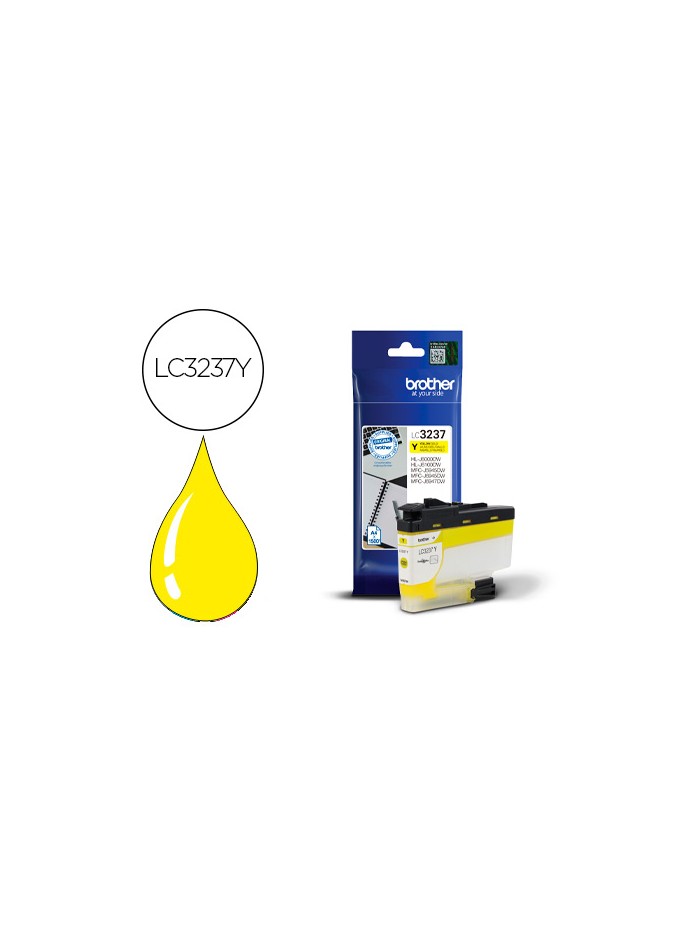 Ink-jet brother lc3237 hl-j6000dw / hl-j6100dw / mfc-j5945dw / mfc-j6945dw / mfc-j6947dw 1500 pag amarillo Ink-jet brother lc3237 hl-j6000dw / hl-j6100dw / mfc-j5945dw / mfc-j6945dw / mfc-j6947dw 1500 pag amarillo