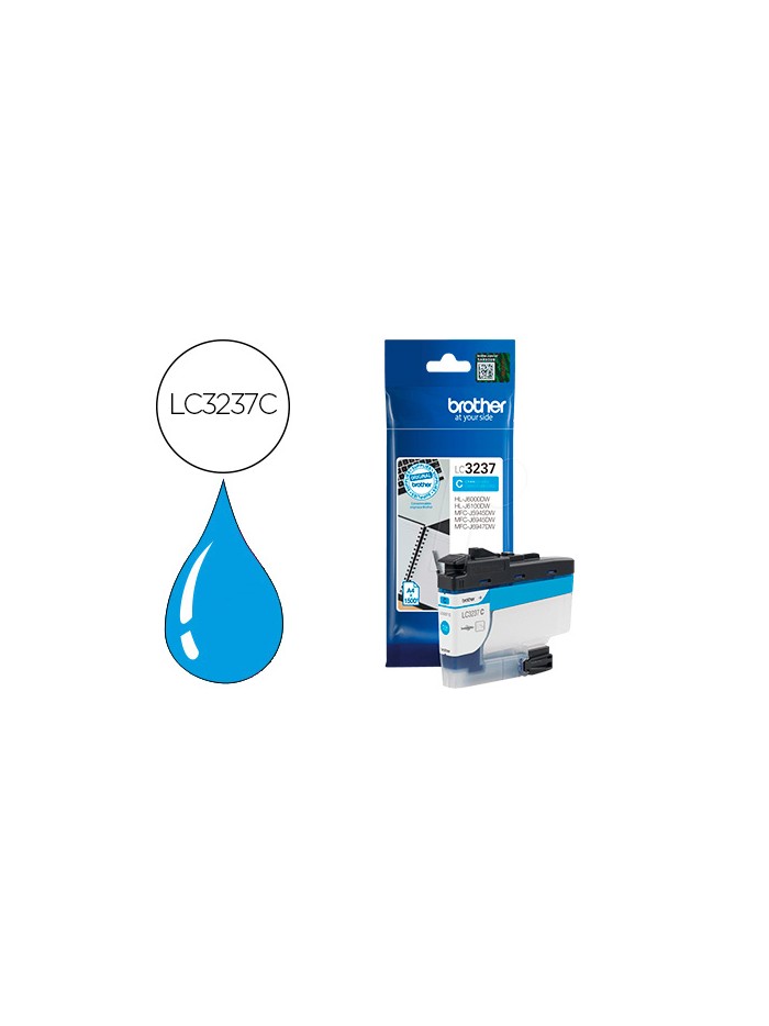 Ink-jet brother lc3237 hl-j6000dw / hl-j6100dw / mfc-j5945dw / mfc-j6945dw / mfc-j6947dw 1500 pag cian Ink-jet brother lc3237 hl-j6000dw / hl-j6100dw / mfc-j5945dw / mfc-j6945dw / mfc-j6947dw 1500 pag cian