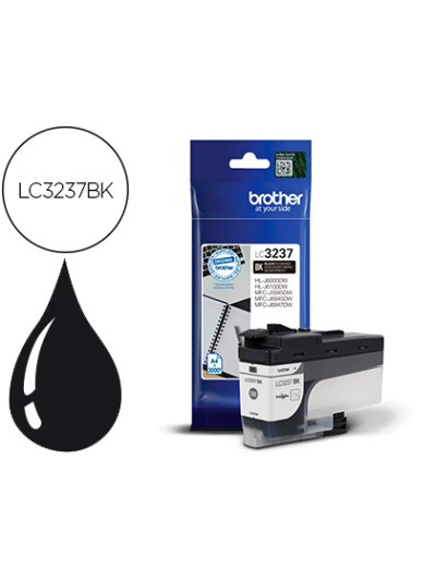 Ink-jet brother lc3237 hl-j6000dw / hl-j6100dw / mfc-j5945dw / mfc-j6945dw / mfc-j6947dw 3000 pag negro