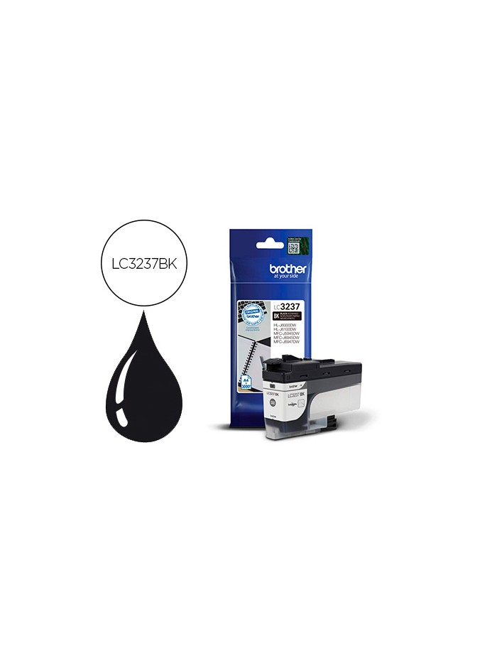 Ink-jet brother lc3237 hl-j6000dw / hl-j6100dw / mfc-j5945dw / mfc-j6945dw / mfc-j6947dw 3000 pag negro Ink-jet brother lc3237 hl-j6000dw / hl-j6100dw / mfc-j5945dw / mfc-j6945dw / mfc-j6947dw 3000 pag negro