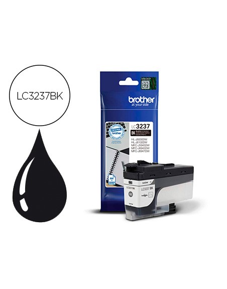 Ink-jet brother lc3237 hl-j6000dw / hl-j6100dw / mfc-j5945dw / mfc-j6945dw / mfc-j6947dw 3000 pag negro