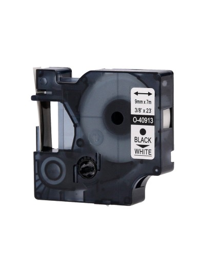 Cinta q-connect 1000 negro-blanco 9 mm x 7mt dymo