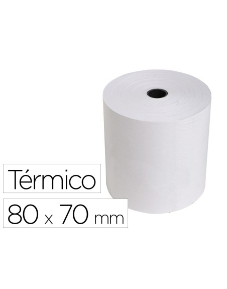 Rollo sumadora exacompta termico 80 mm x 70 mm 55 g/m2 sin bisfenol a