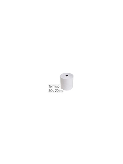 Rollo sumadora exacompta termico 80 mm x 70 mm 55 g/m2 sin bisfenol a