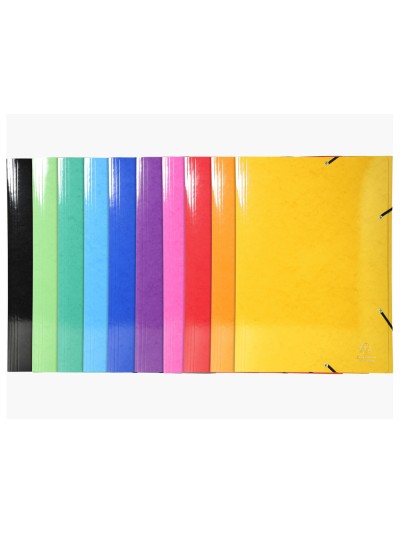 Carpeta exacompta iderama gomas carton 600 gr tres solapas din a3 colores surtidos