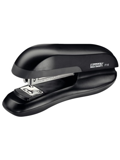 Grapadora rapid f16 plastico abs color negro capacidad 30 hojas usa grapas 24/6 y 26/6
