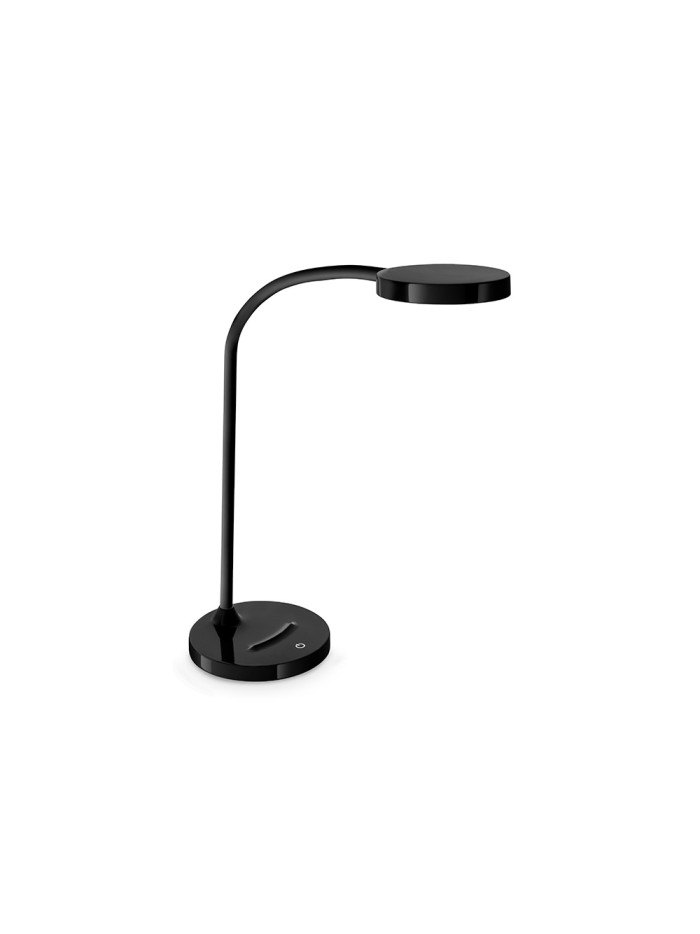 Lampara de oficina cep flex plastico led de 4w brazo flexible tactil color negro 160x600 mm Lampara de oficina cep flex plastico led de 4w brazo flexible tactil color negro 160x600 mm
