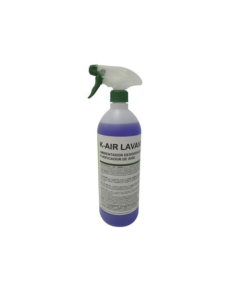 Ambientador spray ikm k-air aroma flor de lavanda botella de 1 litro