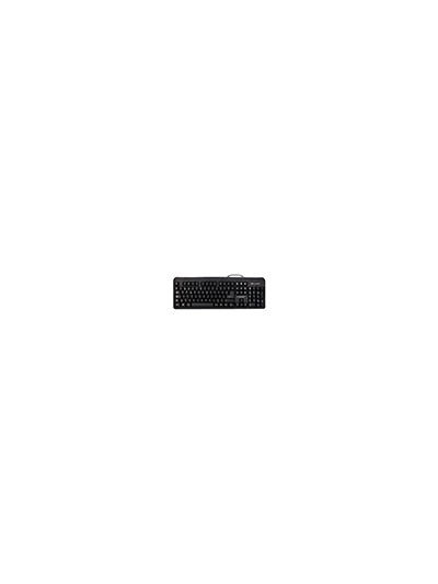 Teclado q-connect negro con cable 1,5 m compatible windows