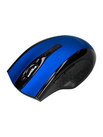 Raton q-connect optico inalambrico 1000 dpi receptor usb 2,4 ghz azul