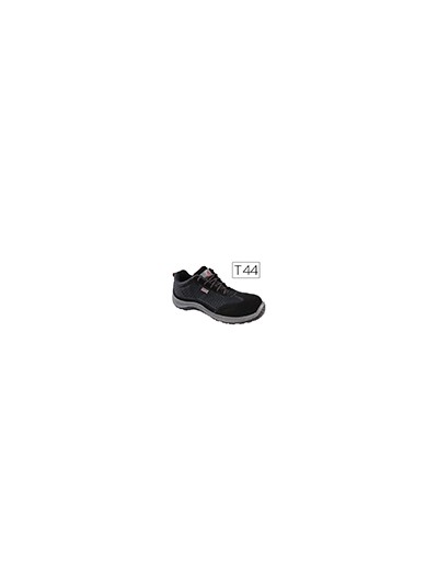 Zapatos de seguridad deltaplus asti piel de serraje afelpado suela de composite negro talla 44