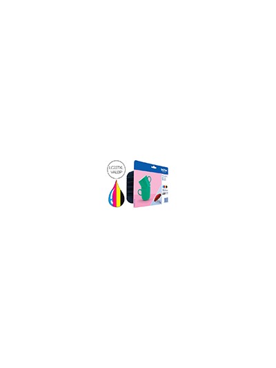 Ink-jet brother lc-227xlvalbp dcp-j4120dw / mfc-j4420dw / j4620dw / j4625dw pack 4 colores negro amarillo cian