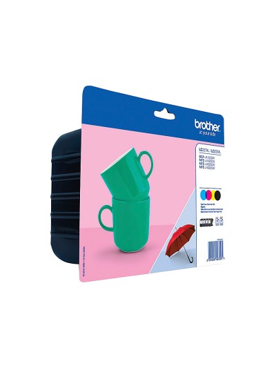 Ink-jet brother lc-227xlvalbp dcp-j4120dw / mfc-j4420dw / j4620dw / j4625dw pack 4 colores negro amarillo cian