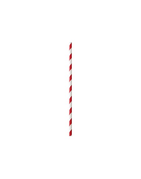 Sorbete nupik papel reciclable 100% rojo/blanco paquete de 50 unidades