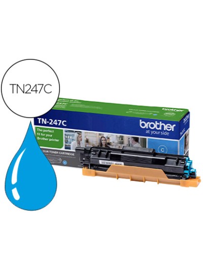Toner brother tn247c dcp-l3510cdw / hl-l3270cdw / mfc-l3710cw cian 2300 paginas