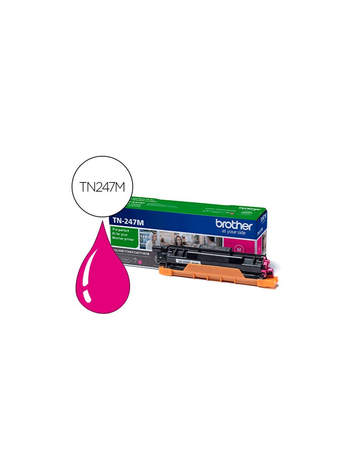 Toner brother tn247m dcp-l3510cdw / hl-l3270cdw / mfc-l3710cw magenta 2300 paginas Toner brother tn247m dcp-l3510cdw / hl-l3270cdw / mfc-l3710cw magenta 2300 paginas