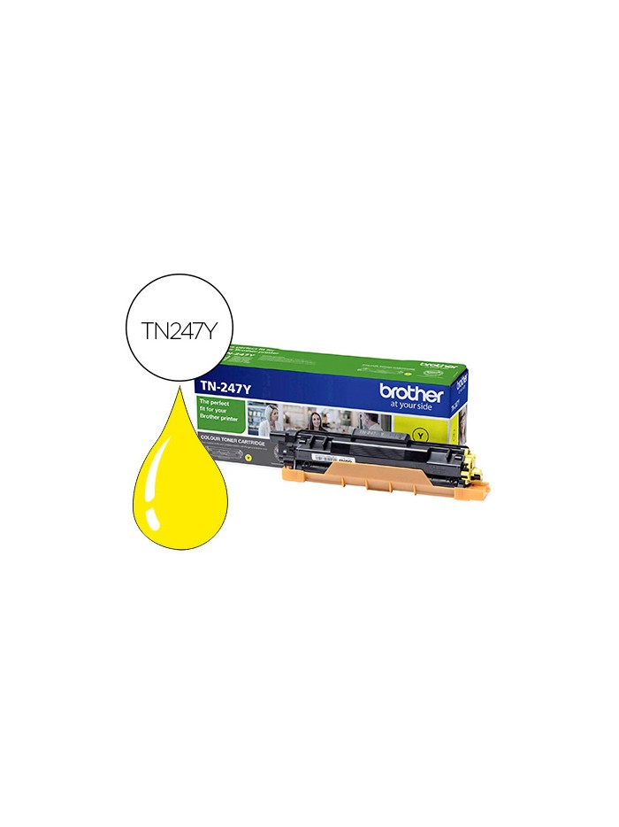 Toner brother tn247y dcp-l3510cdw / hl-l3270cdw / mfc-l3710cw amarillo 2300 paginas Toner brother tn247y dcp-l3510cdw / hl-l3270cdw / mfc-l3710cw amarillo 2300 paginas
