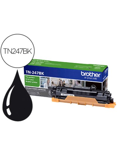 Toner brother tn247bk dcp-l3510cdw / hl-l3270cdw / mfc-l3710cw negro 3000 paginas