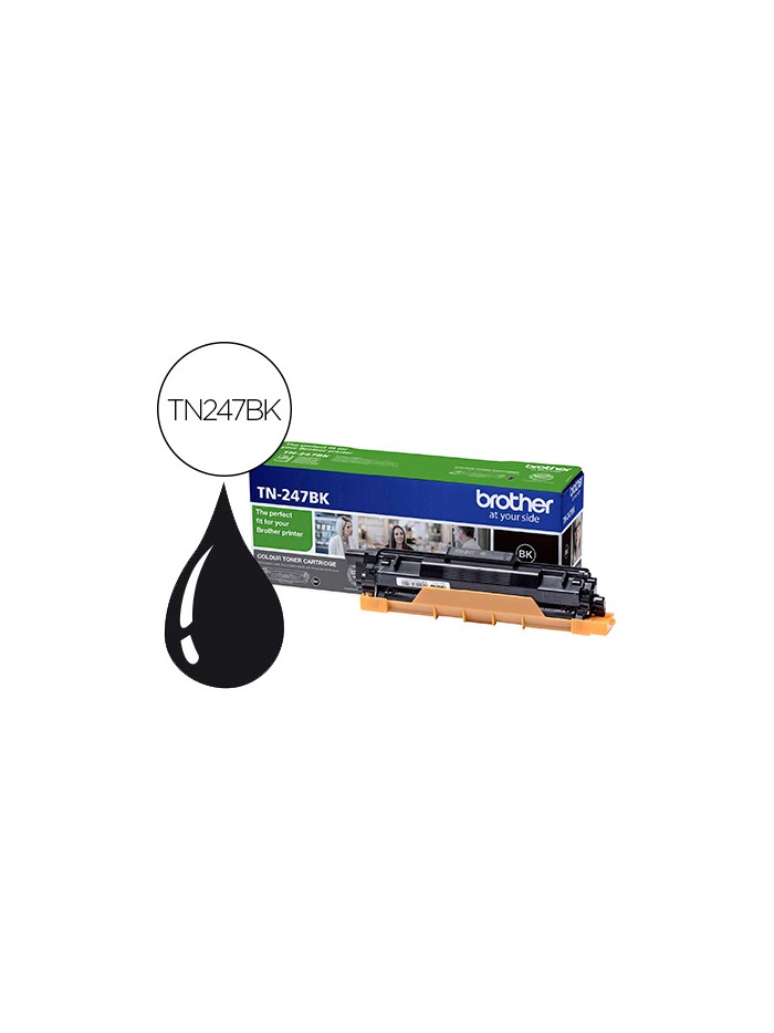 Toner brother tn247bk dcp-l3510cdw / hl-l3270cdw / mfc-l3710cw negro 3000 paginas Toner brother tn247bk dcp-l3510cdw / hl-l3270cdw / mfc-l3710cw negro 3000 paginas