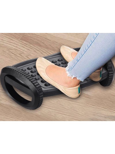 Reposapies q-connect con funcion de balanceo 2 alturas 417x225x135 mm