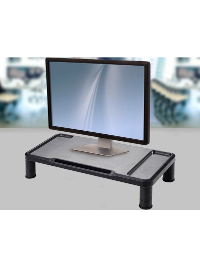 Soporte q-connect para monitor ajustable en altura 555x265x112 mm