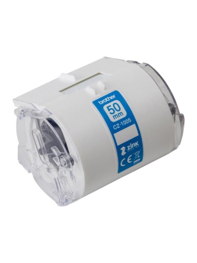 Cinta brother cz-1005 impresion color para impresora vc-500w rollo 50 mm x 5 m