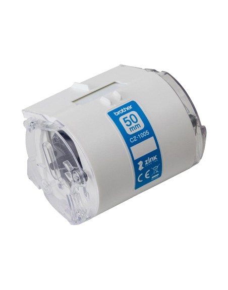 Cinta brother cz-1005 impresion color para impresora vc-500w rollo 50 mm x 5 m