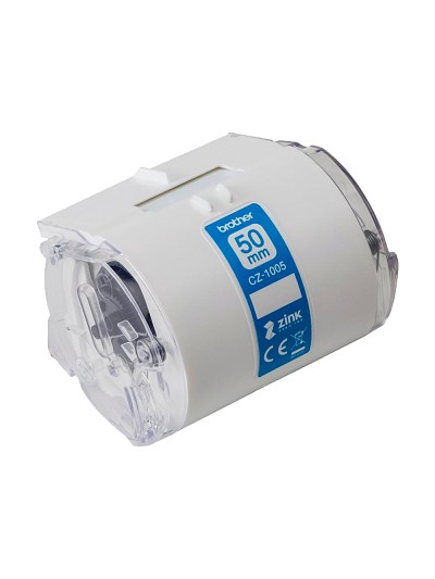 Cinta brother cz-1005 impresion color para impresora vc-500w rollo 50 mm x 5 m