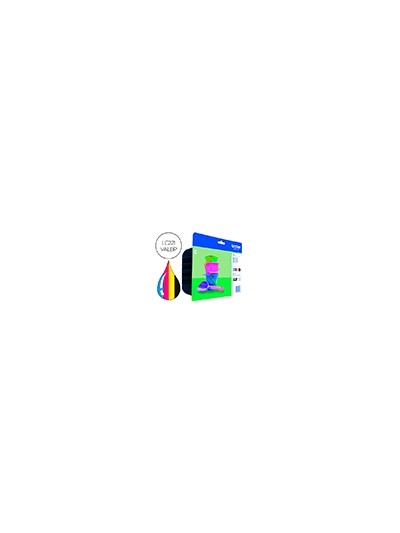 Ink-jet brother lc221val dcp-j562dw / mfc-j480dw / 680dw / 880dw multipack 4 colores negro / amarillo /