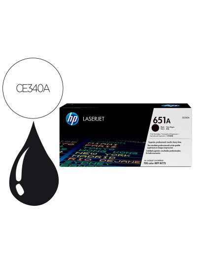 Toner hp 651a laserjet mfp m775dn / m775f / m775z / m775z negro 13.500 paginas