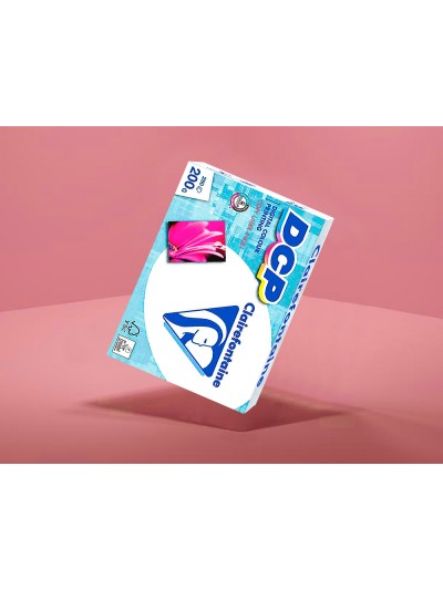 Papel fotocopiadora clairefontaine din a4 200 gr paquete de 250 hojas
