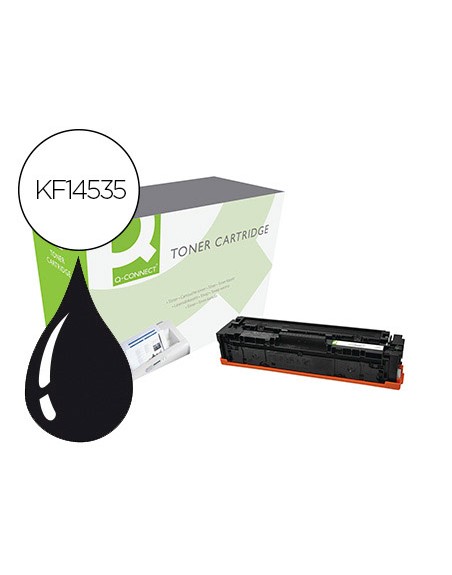 Toner q-connect compatible hp cf400x laserjet pro m252 negro 2800 paginas